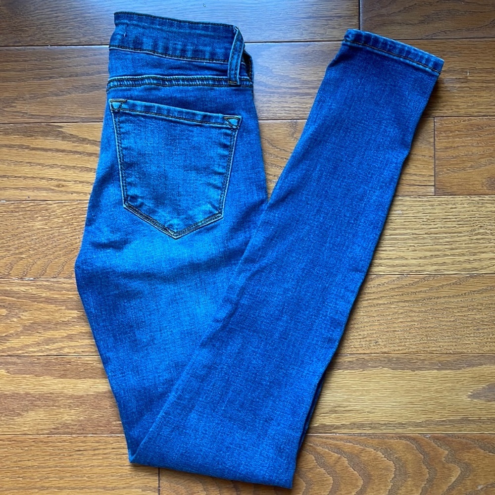 KanCan Jeans Size 24 Dark Wash Straight Leg Kan Can